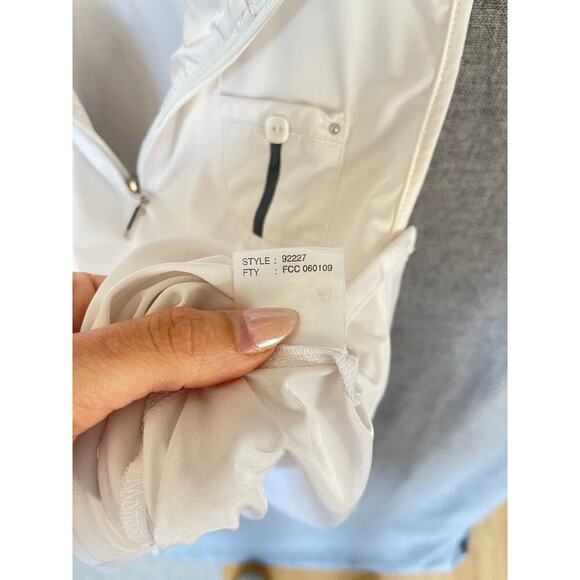 Jamie Sadock White Sleeveless Collared Golf Top - Women's Size Small - Picture 10 of 10